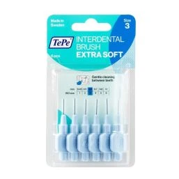 TePe IDB X-Soft Blue 0.6mm, Blister of 6
