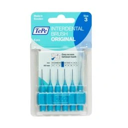TePe IDB Original Blue 0.6mm, Blister of 6