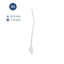 Paro Slider Refill Brushes X-Small White, Pack of 6
