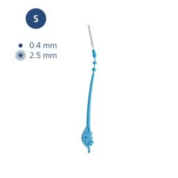 Paro Slider Refill Brushes Small Light Blue, Pack of 6
